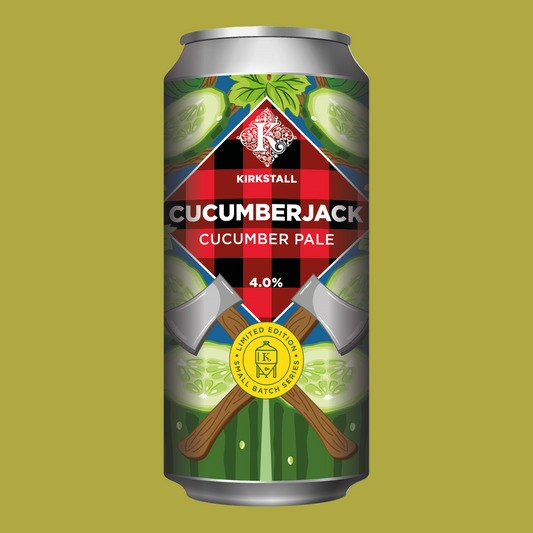 SMALL BATCH SERIES 001 // CUCUMBERJACK // CUCUMBER PALE ALE // 4% // 440ML // 12 PACK
