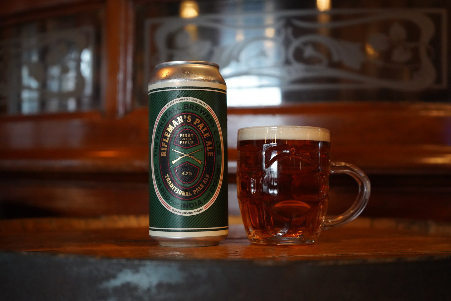 RIFLEMAN'S PALE ALE // OFFICIAL SHARPE COLLAB // 4.7% // 440ML // 12 PACK