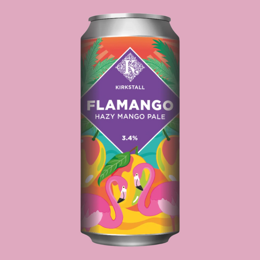 Flamango 440ml Can On Pink Background