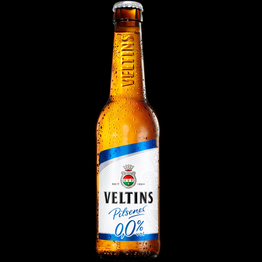 Veltins Alcohol Free Bottle Render No Background