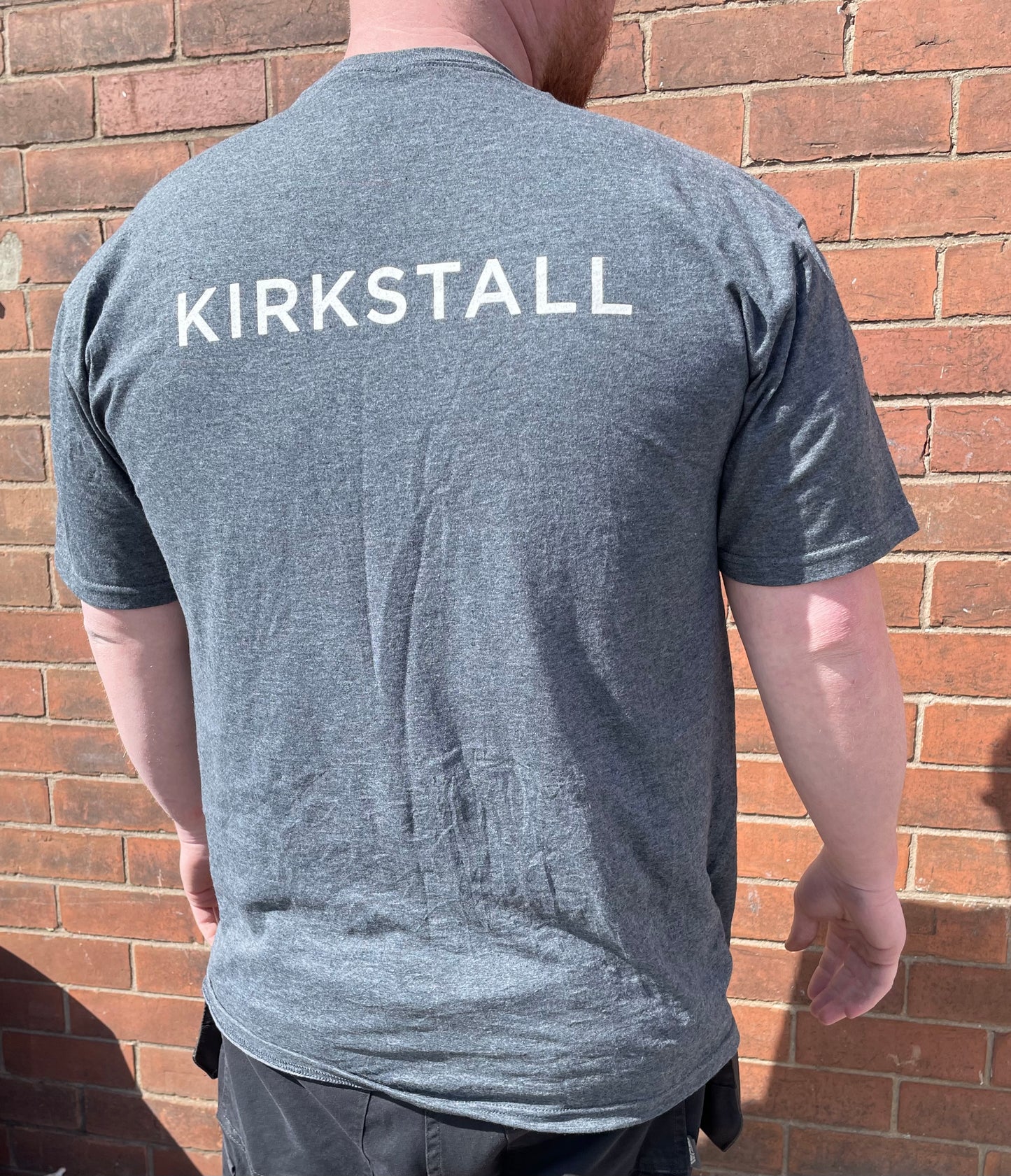 Charcoal Grey Marl Kirkstall Logo T-Shirt (Unisex)