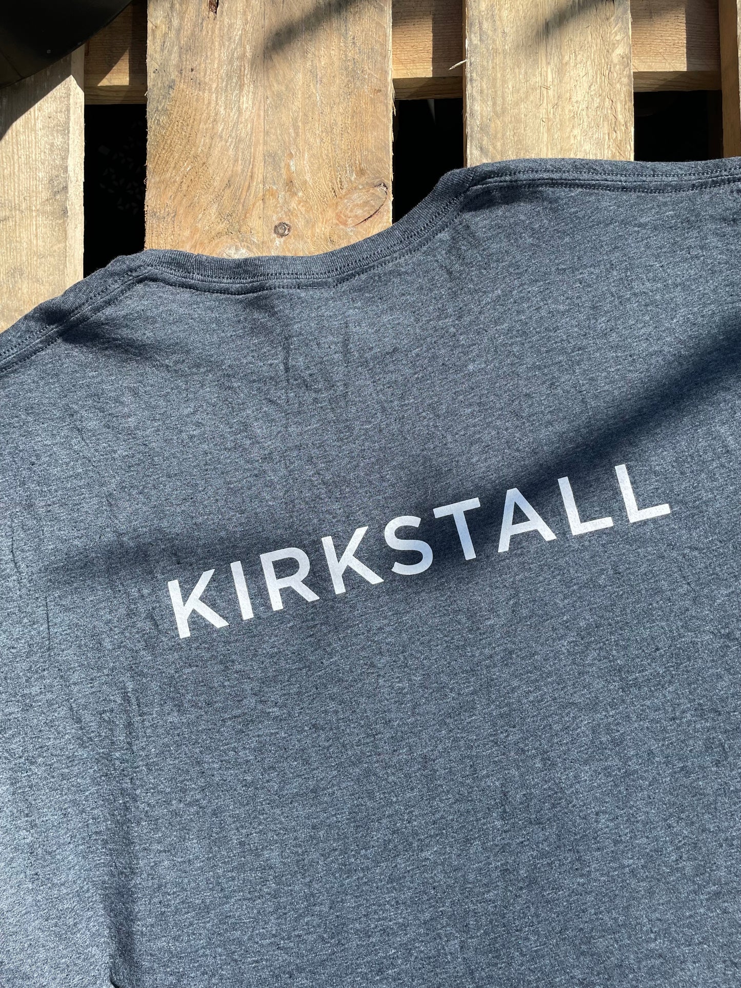 Charcoal Grey Marl Kirkstall Logo T-Shirt (Unisex)