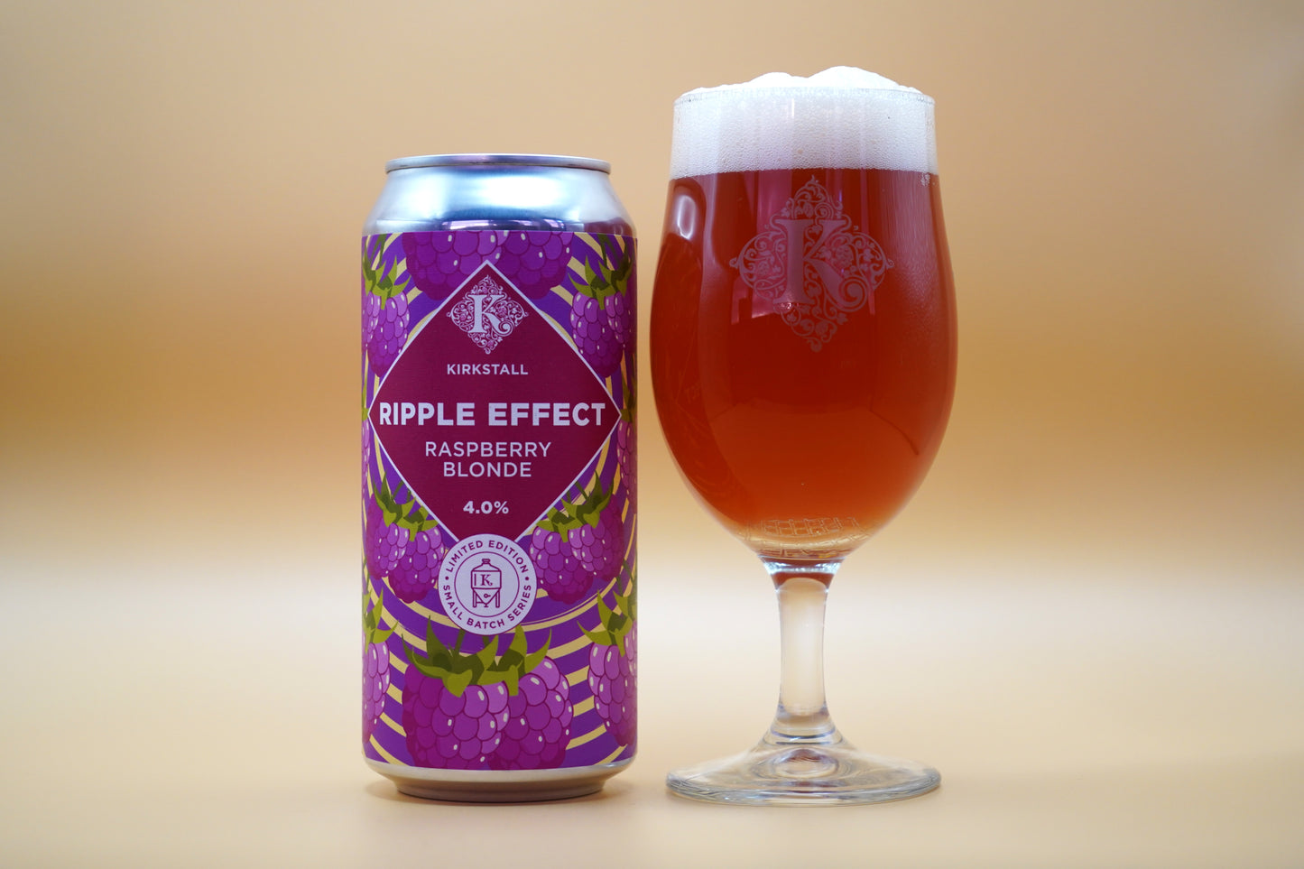 SMALL BATCH SERIES 003 // RIPPLE EFFECT // RASPBERRY BELGIAN BLONDE // 4% // 440ML // 12 PACK
