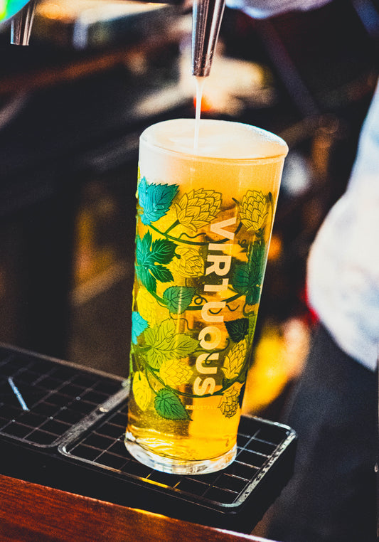 VIRTUOUS PINT GLASS