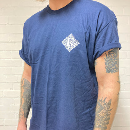 Navy Blue Kirkstall Logo T-Shirt (Unisex)