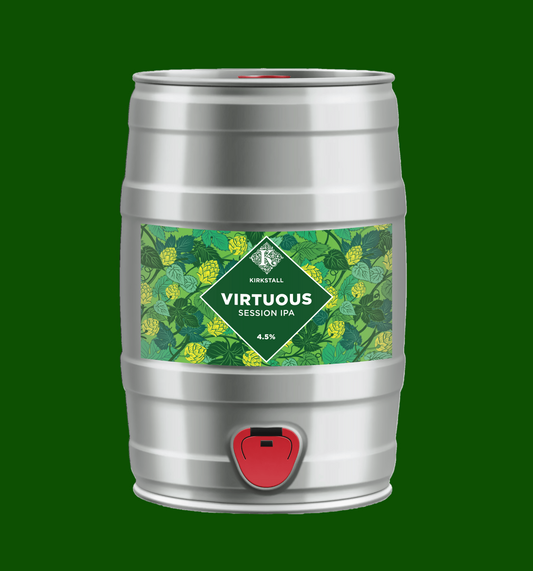 VIRTUOUS (5 LITRE) MINI KEG // 4.5% // PRE-ORDER // SHIPPING FROM 27/11