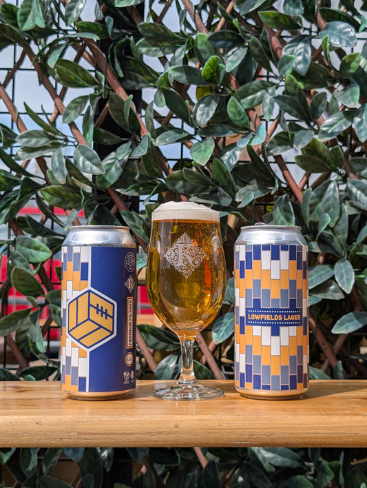 Lowfields Lager - Premium Pilsner - 4.6% - 440ml