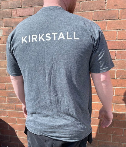 Charcoal Grey Marl Kirkstall Logo T-Shirt (Unisex)