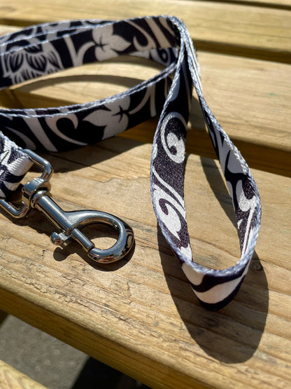 Kirkstall Black & White Dog Lead