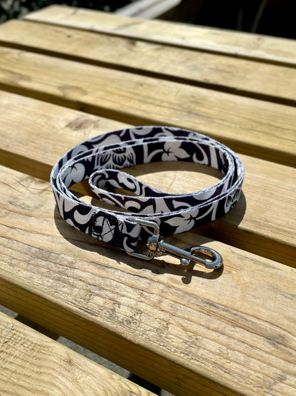 Kirkstall Black & White Dog Lead