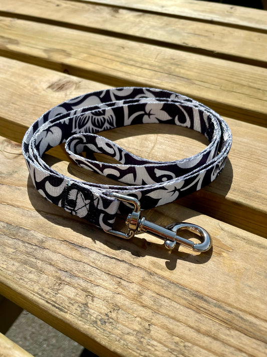 Kirkstall Black & White Dog Lead