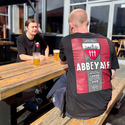 KIRKSTALL ABBEY ALE LEEDS INTERNATIONAL T-SHIRT